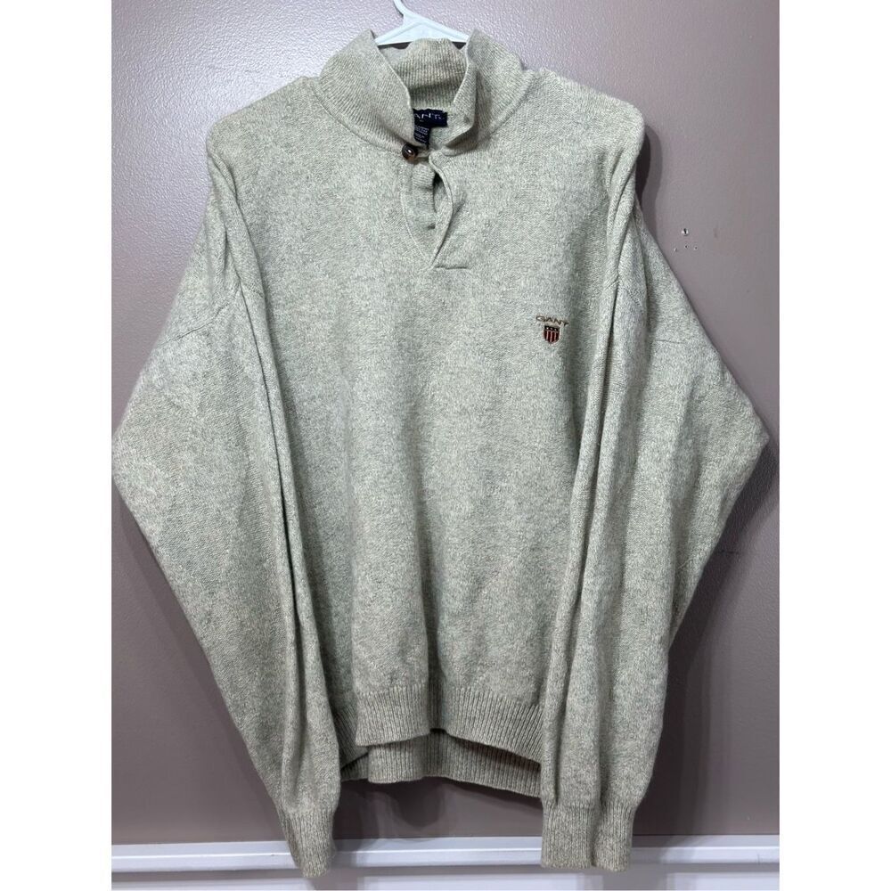 GANT 100% Merino Fine Lambswool Pullover Sweater Men's XL